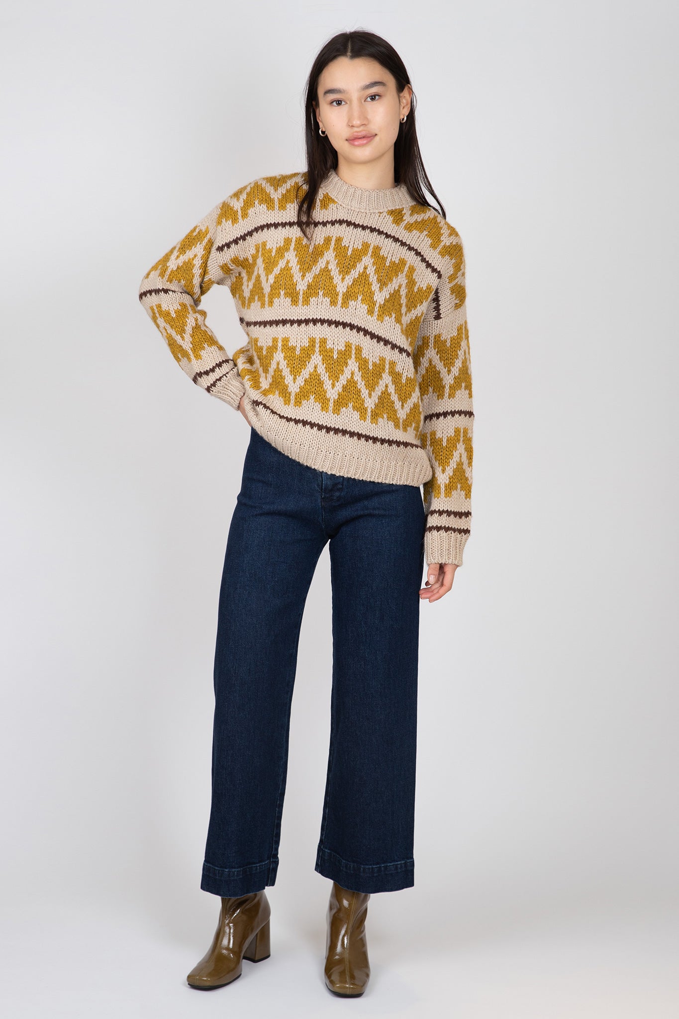    The-Great-The-Folk-Pullover-Earth-Tone