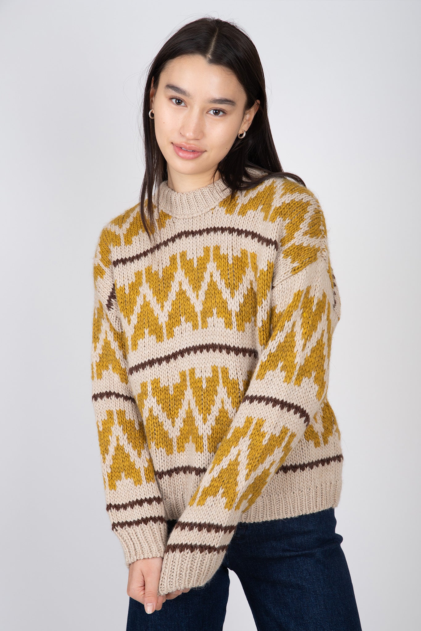    The-Great-The-Folk-Pullover-Earth-Tone