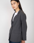       The-Great-The-Schlumpy-Blazer-Gray-Pin-Stripe