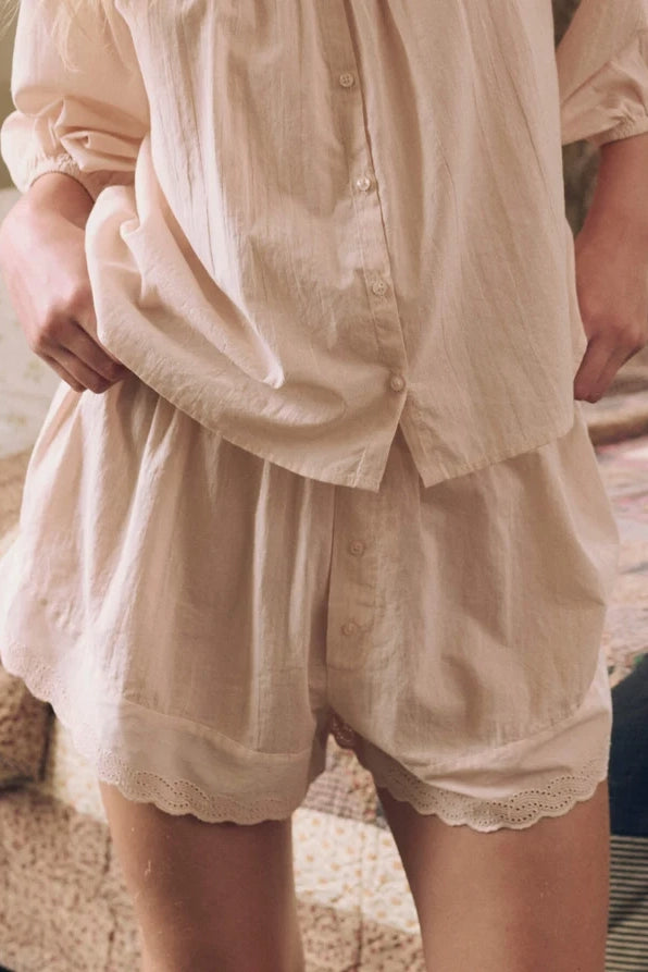The Eyelet Tap Short Sleepwear The Great