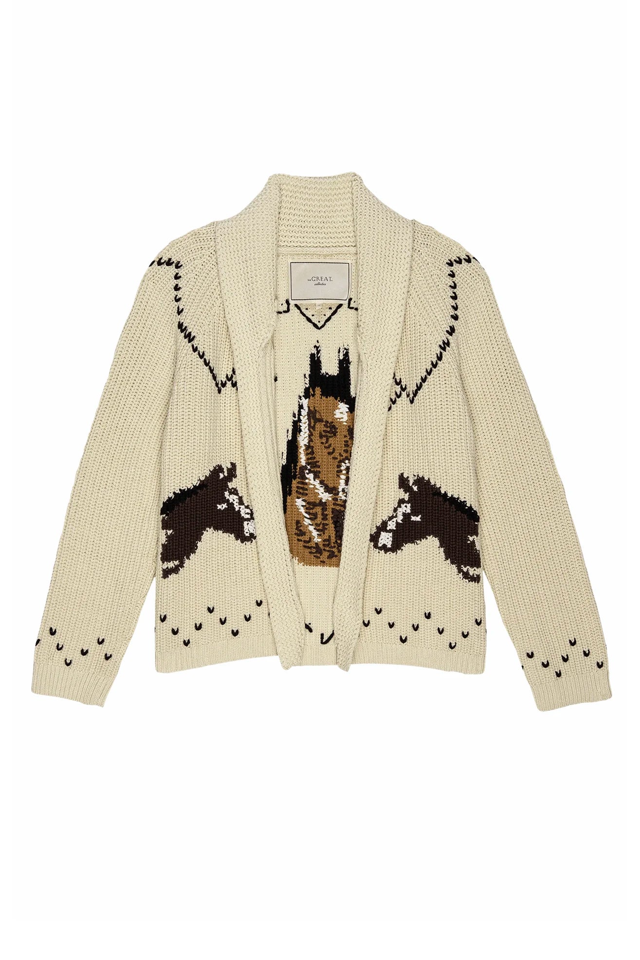 The Horse Lodge Cardigan Sweaters & Knits The Great