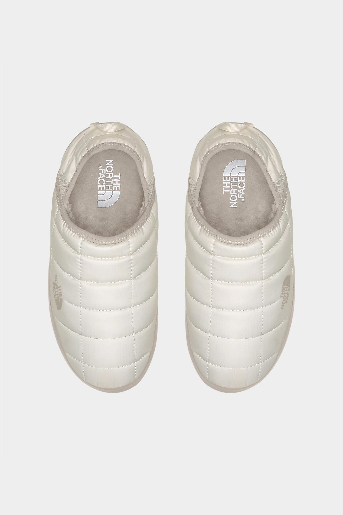 The-North-Face-ThermoBall-Traction-Mules-Gardenia-White-Silver-Grey
