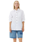 Cotton Poplin Oversized Shirt Tops Ganni   