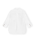Cotton Poplin Oversized Shirt Tops Ganni   