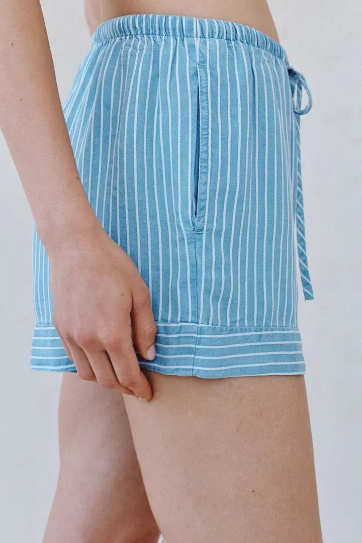 Banded Stripe Short Shorts Bella Dahl