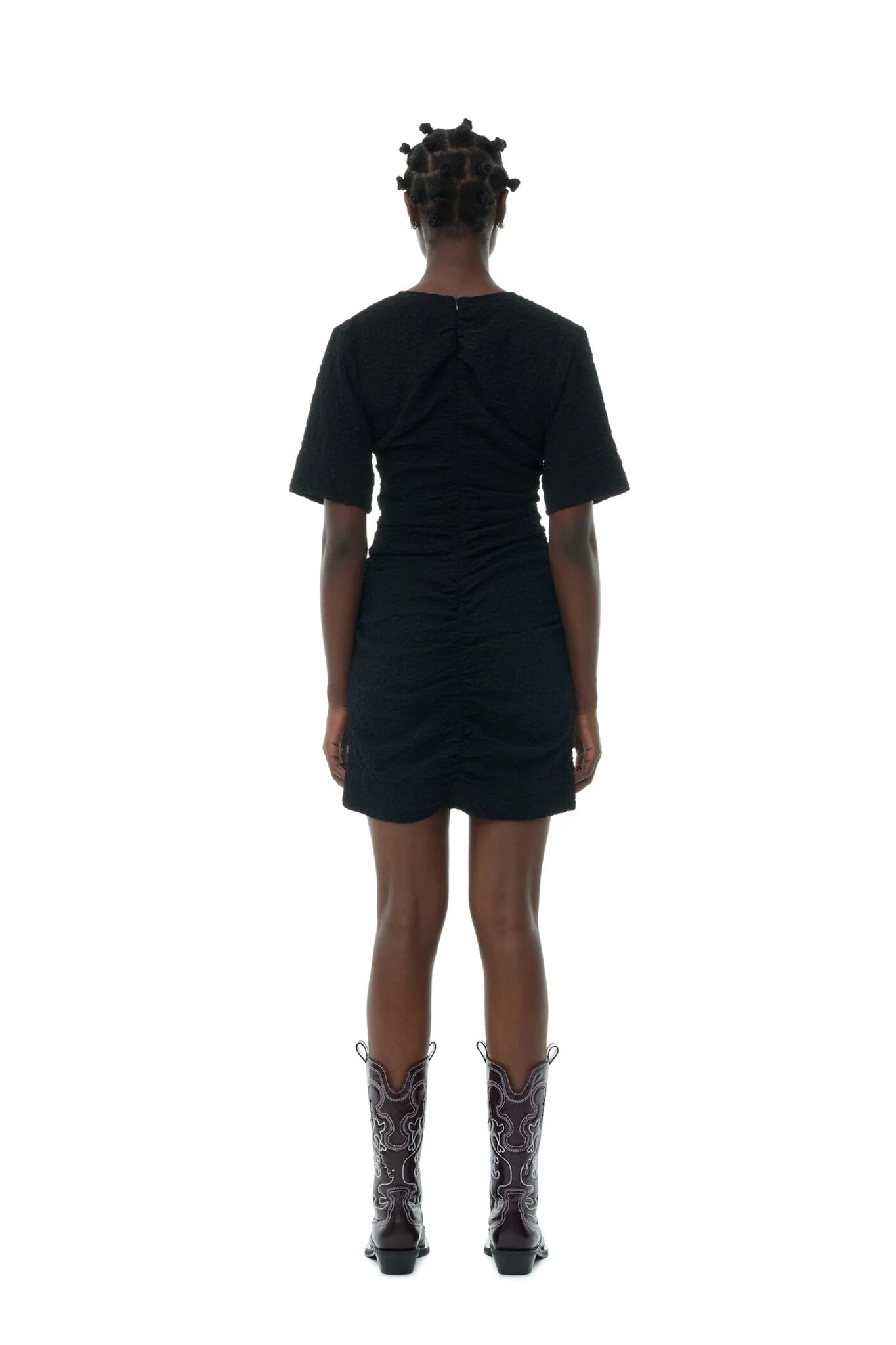 Textured Suiting Mini Dress Skirts & Dresses Ganni   