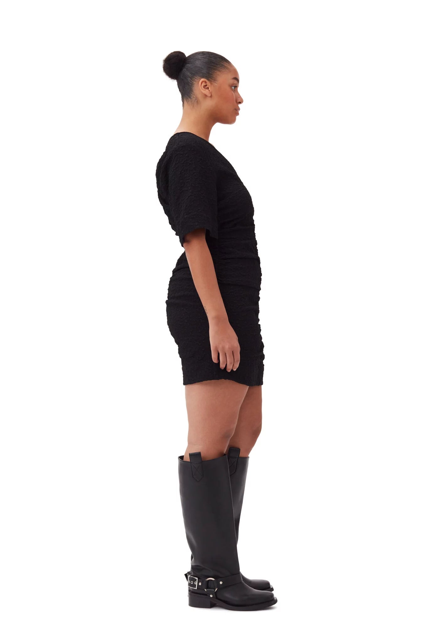Textured Suiting Mini Dress Skirts &amp; Dresses Ganni   