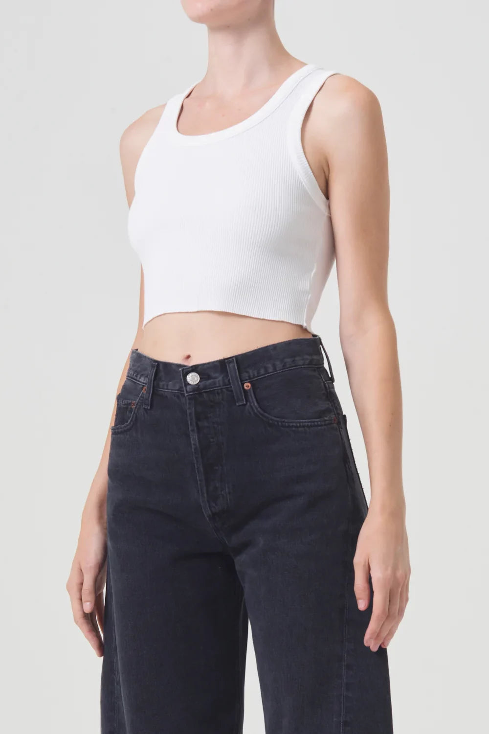 Cropped Poppy Tank T-Shirts Agolde   