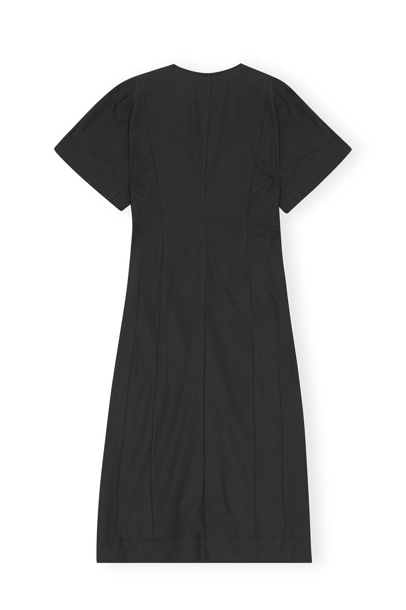 Drapey Melange Midi Dress Skirts &amp; Dresses Ganni   