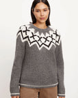 Alexa Fair Isle Crew Neck Sweater Sweaters & Knits Velvet   