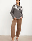 Alexa Fair Isle Crew Neck Sweater Sweaters & Knits Velvet   