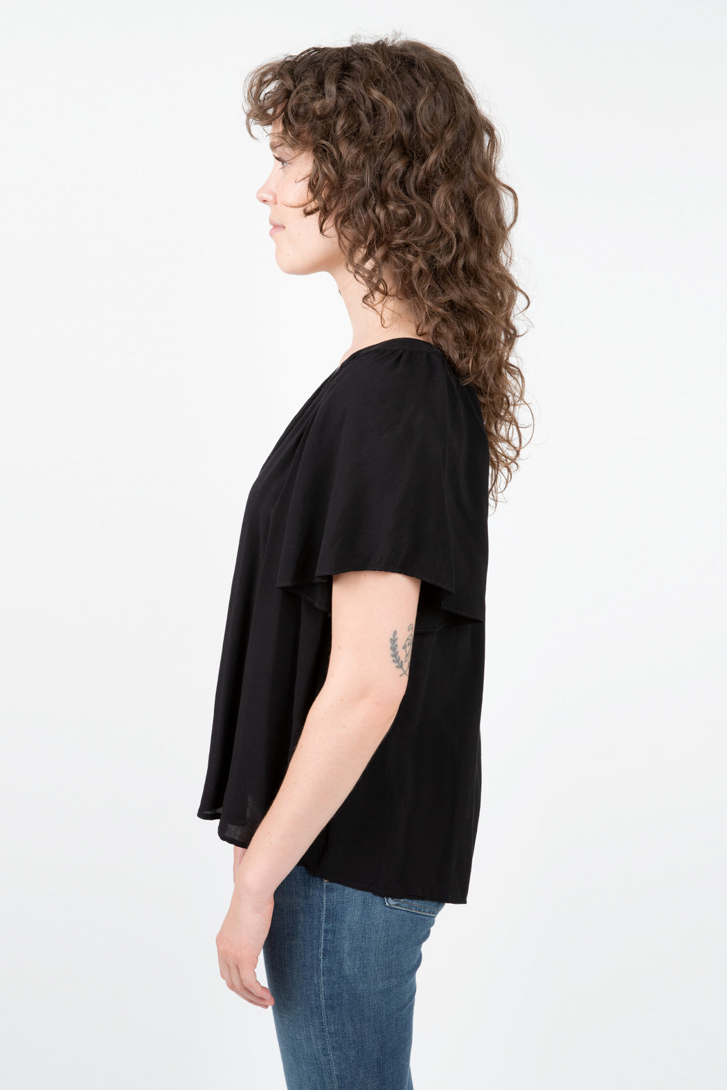 Velvet-Harley-Rayon-Challis-Top-Black