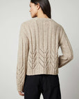 Hazel Alpaca Cable Knit Cardigan Sweaters & Knits Velvet   