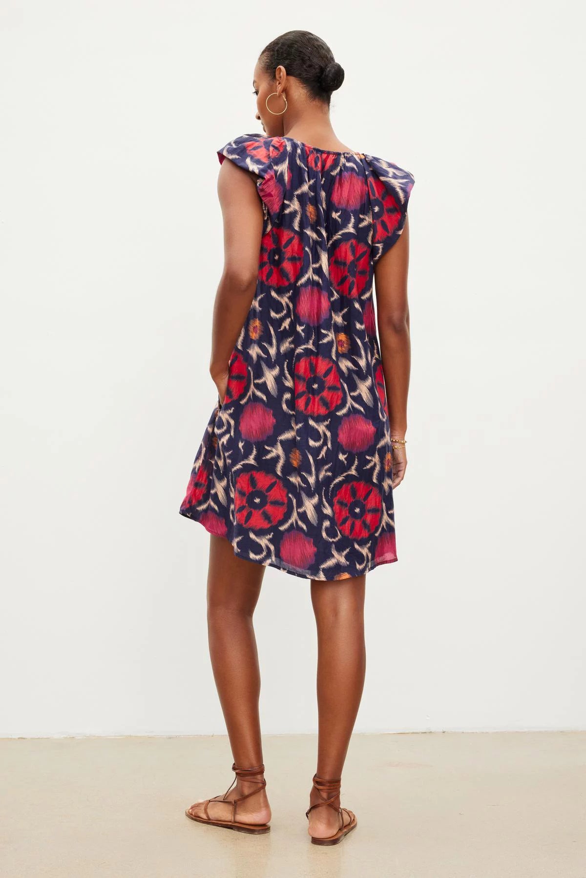 Jenna Printed Silk Cotton Voile Dress Skirts &amp; Dresses Velvet   