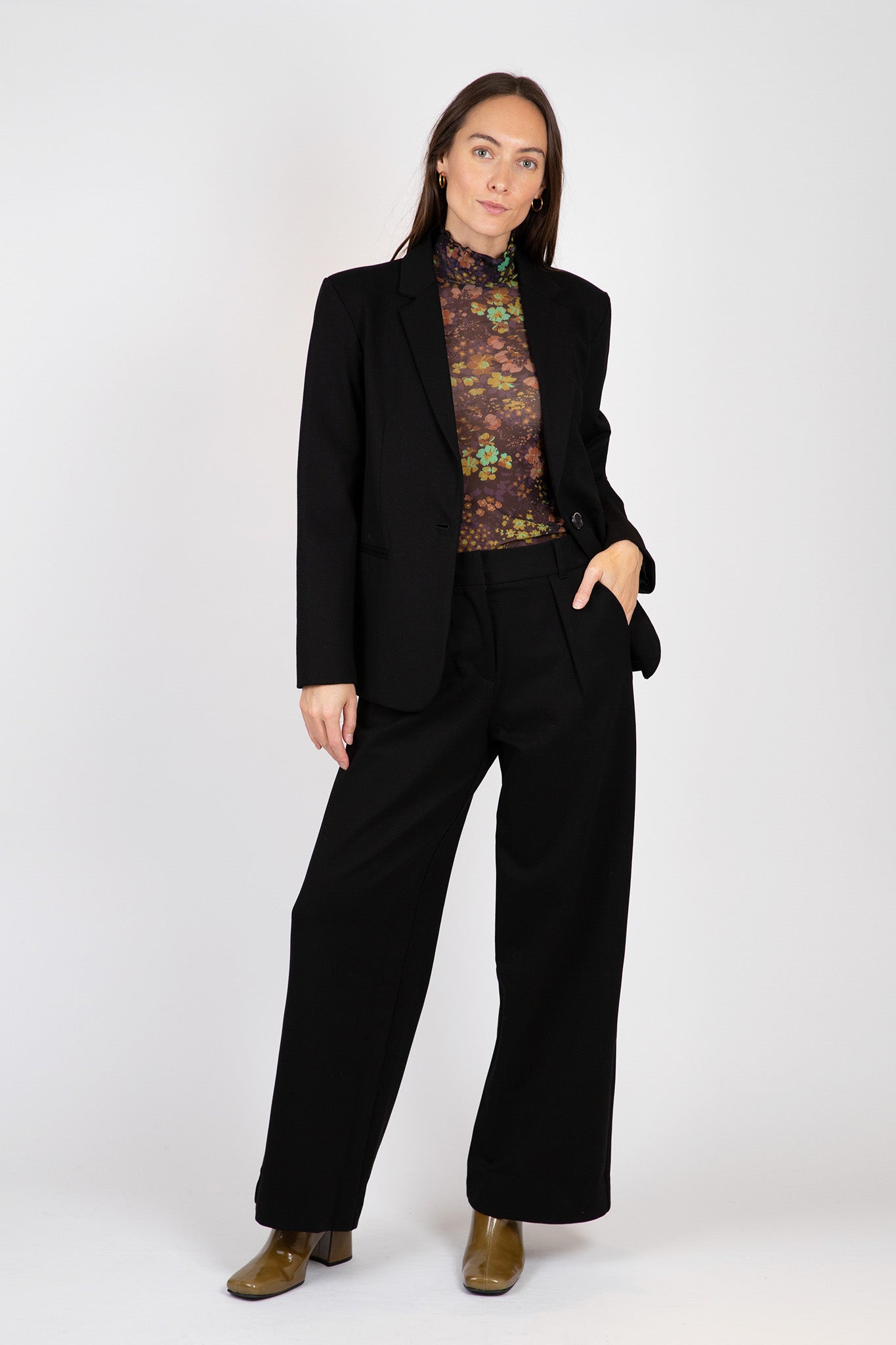 Julianne Ponti Blazer Jackets & Coats Velvet   