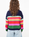 Kacey Cashmere Striped Sweater Sweaters & Knits Velvet   