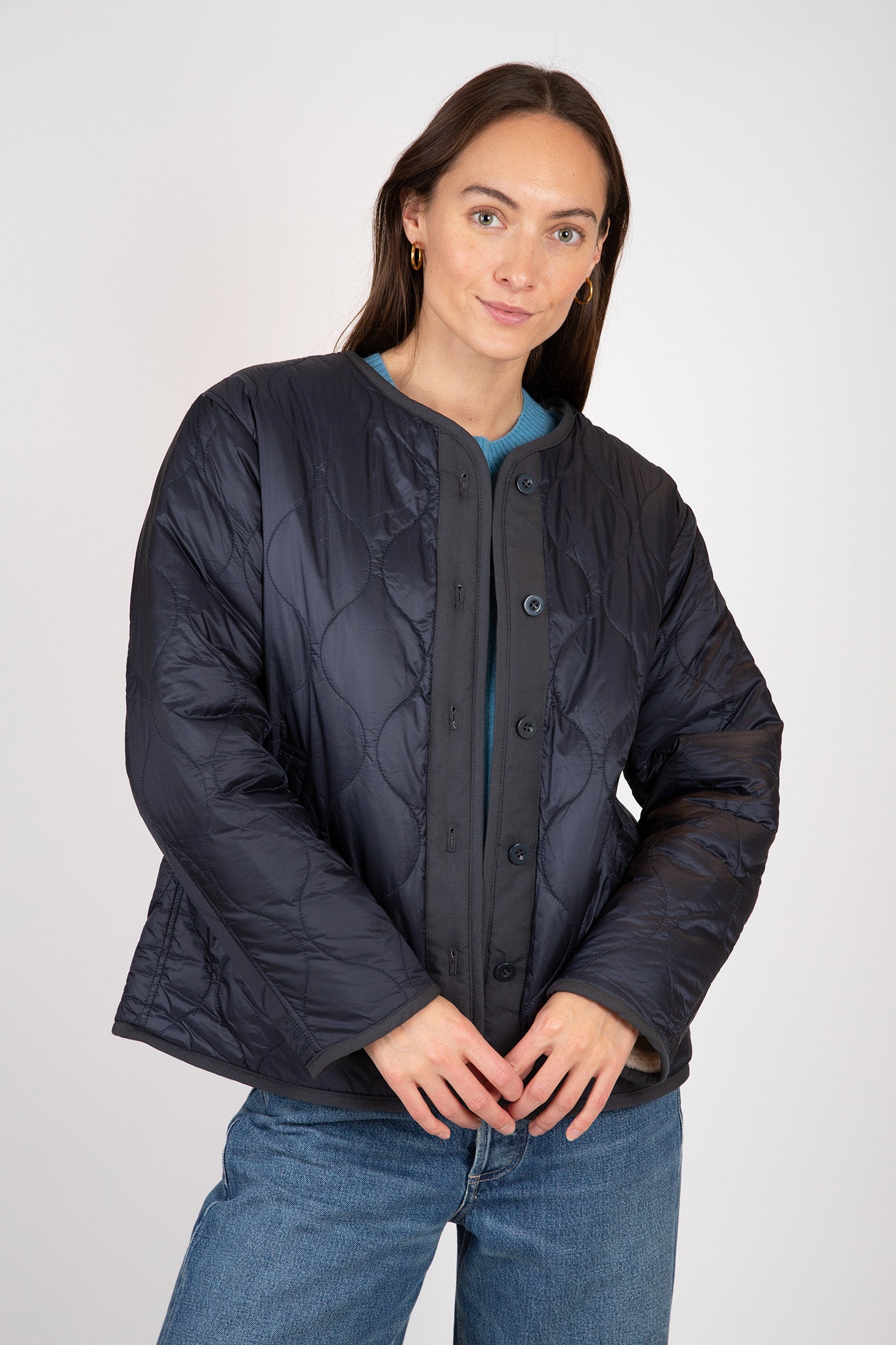 Velvet-Marissa-Reversible-Quilted-Sherpa-Jacket-Navy