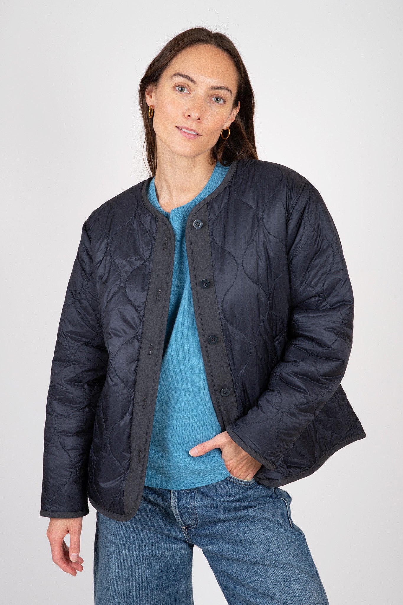 Marissa Reversible Quilted Sherpa Jacket Jackets & Coats Velvet   