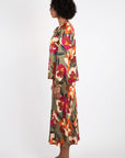 Kaiya Printed Satin Skirt Skirts & Dresses Velvet   