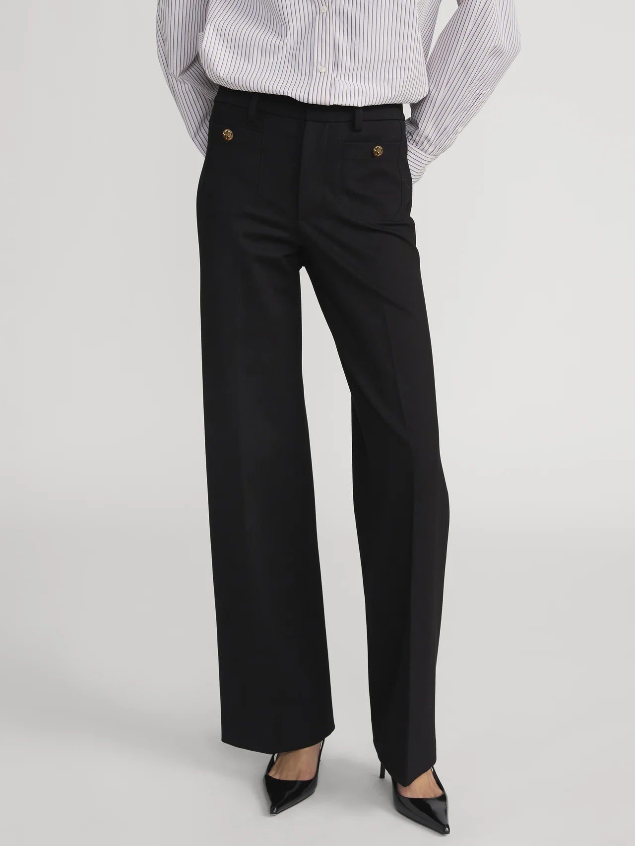 The Slim Palazzo Trouser Pants FRAME