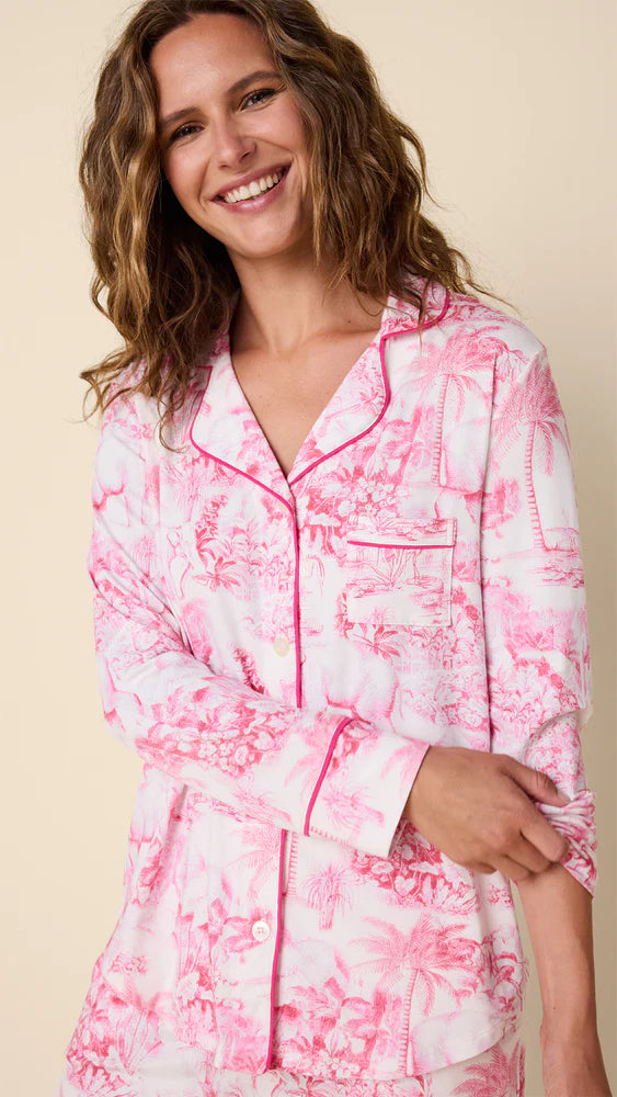 Pima Knit Long-Sleeved Pajama Sleepwear The Cat&#39;s Pajamas   