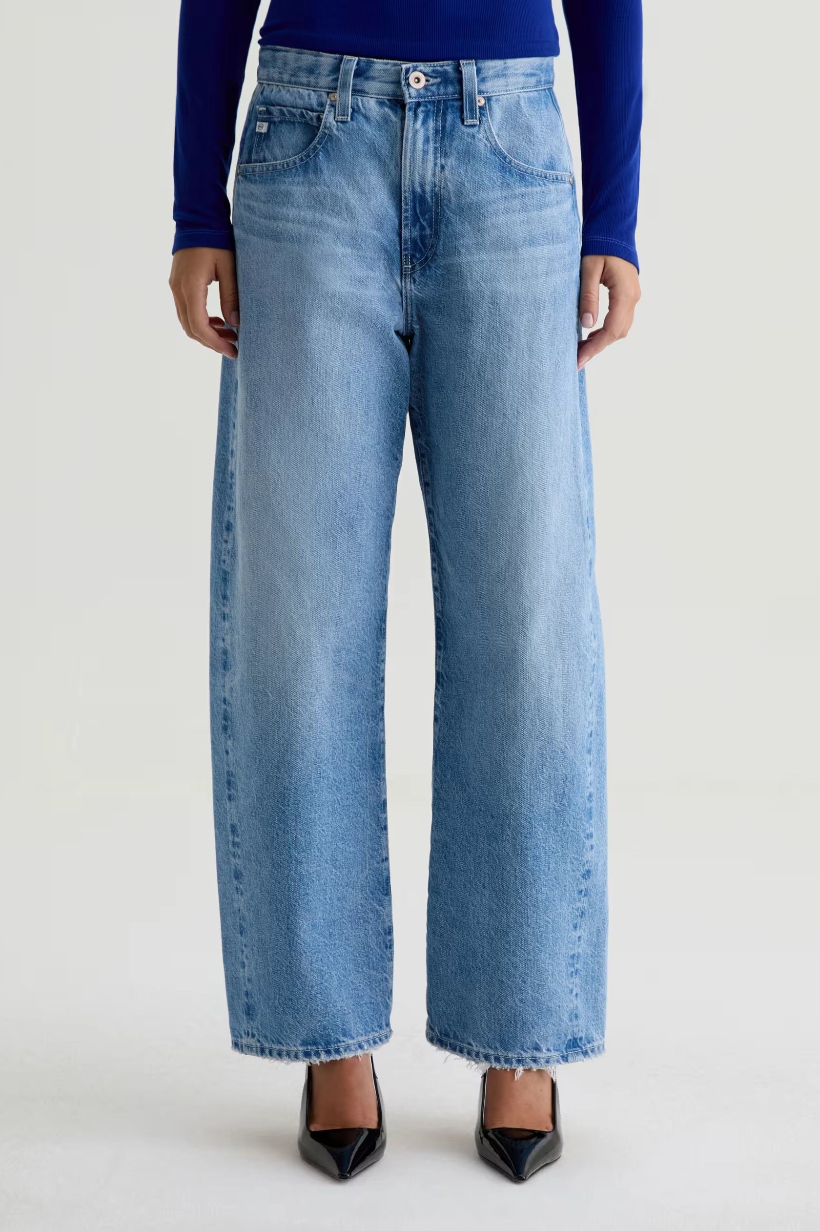 Hattie High-Rise Barrel Pants AG Jeans