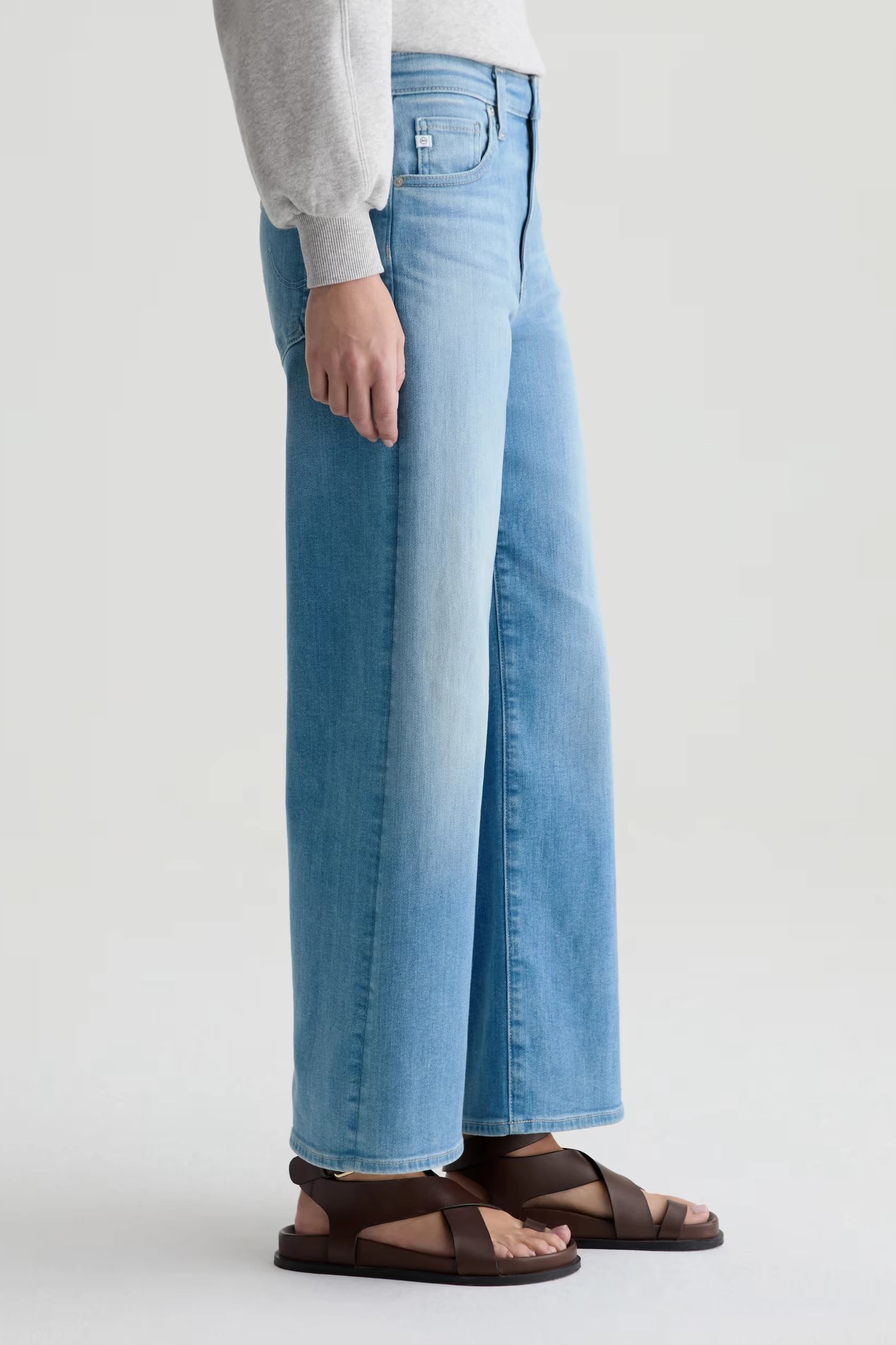 Saige Wide Leg Crop Jean Pants AG Jeans