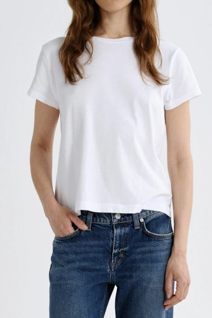 Adine Long Line Crew Tee T-Shirts &amp; Tanks AGOLDE