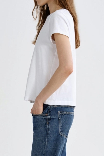 Adine Long Line Crew Tee T-Shirts &amp; Tanks AGOLDE