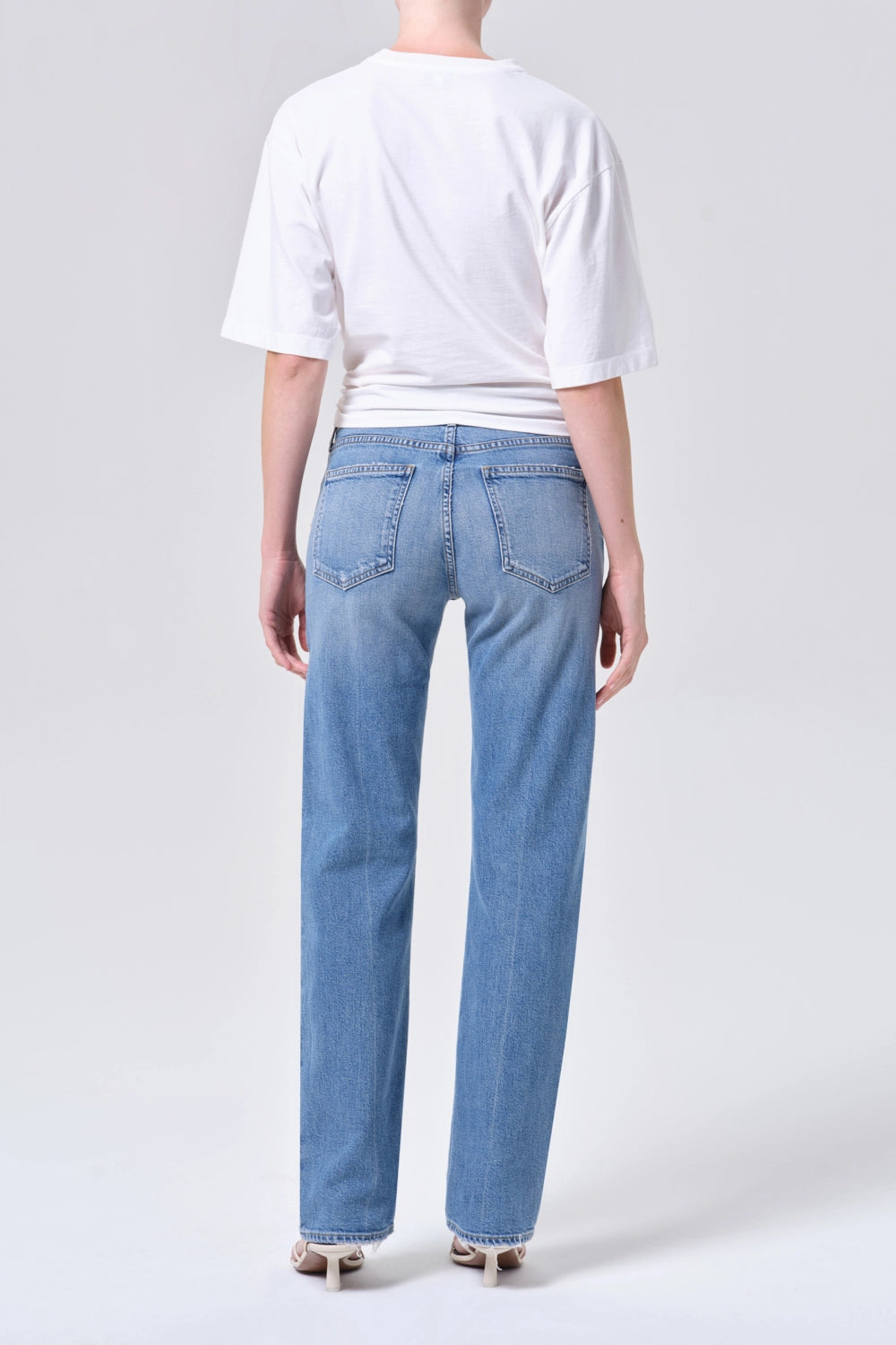 Low Rise Slim Pants Agolde
