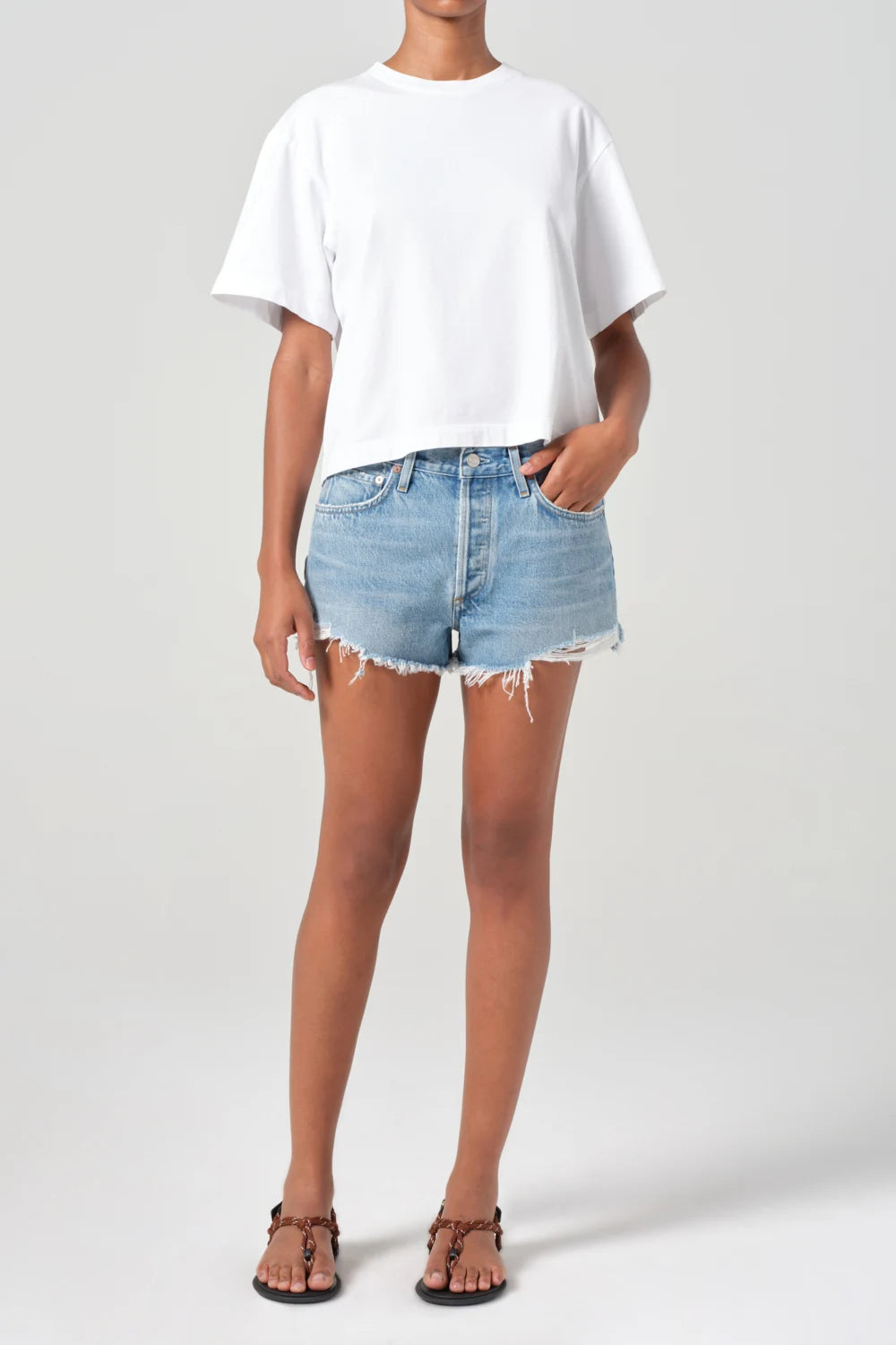 Parker Vintage Cut Off Short Shorts Agolde