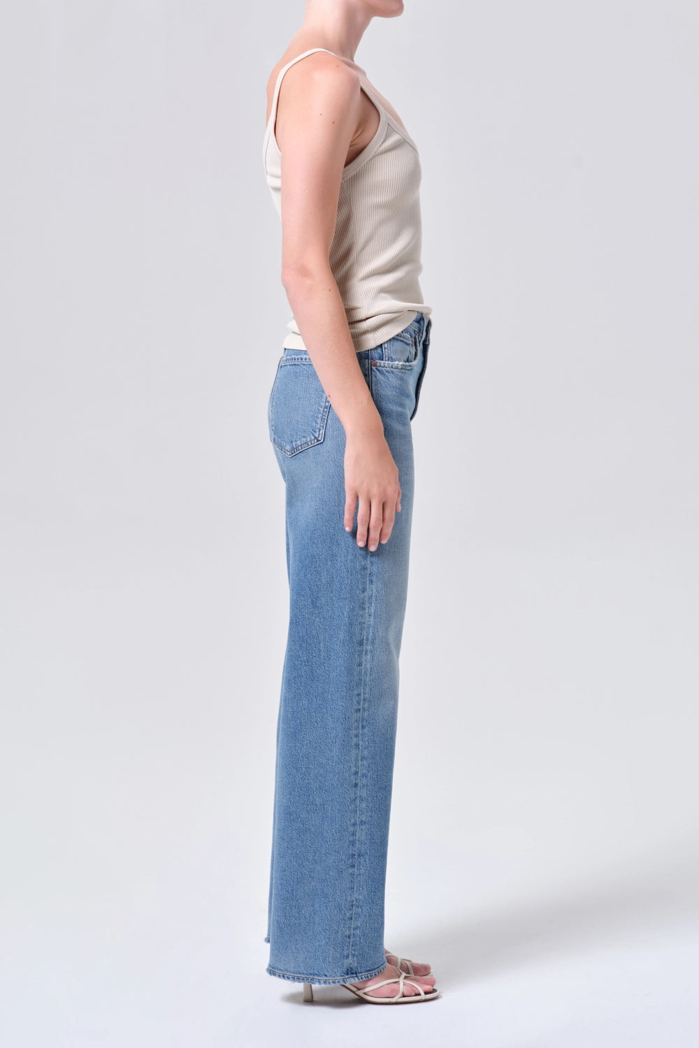 Ren Jean: High Rise Wide Leg - 32" Pants Agolde