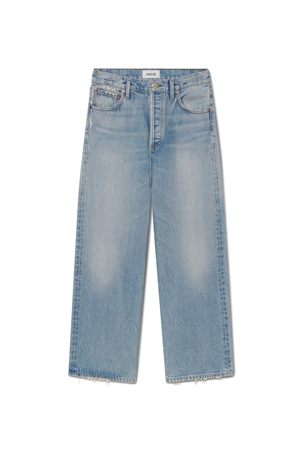 Ren Jean: High Rise Wide Leg Pants Agolde