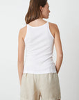 Aliza Ribbed Cotton Layering Tank T-Shirts Velvet   
