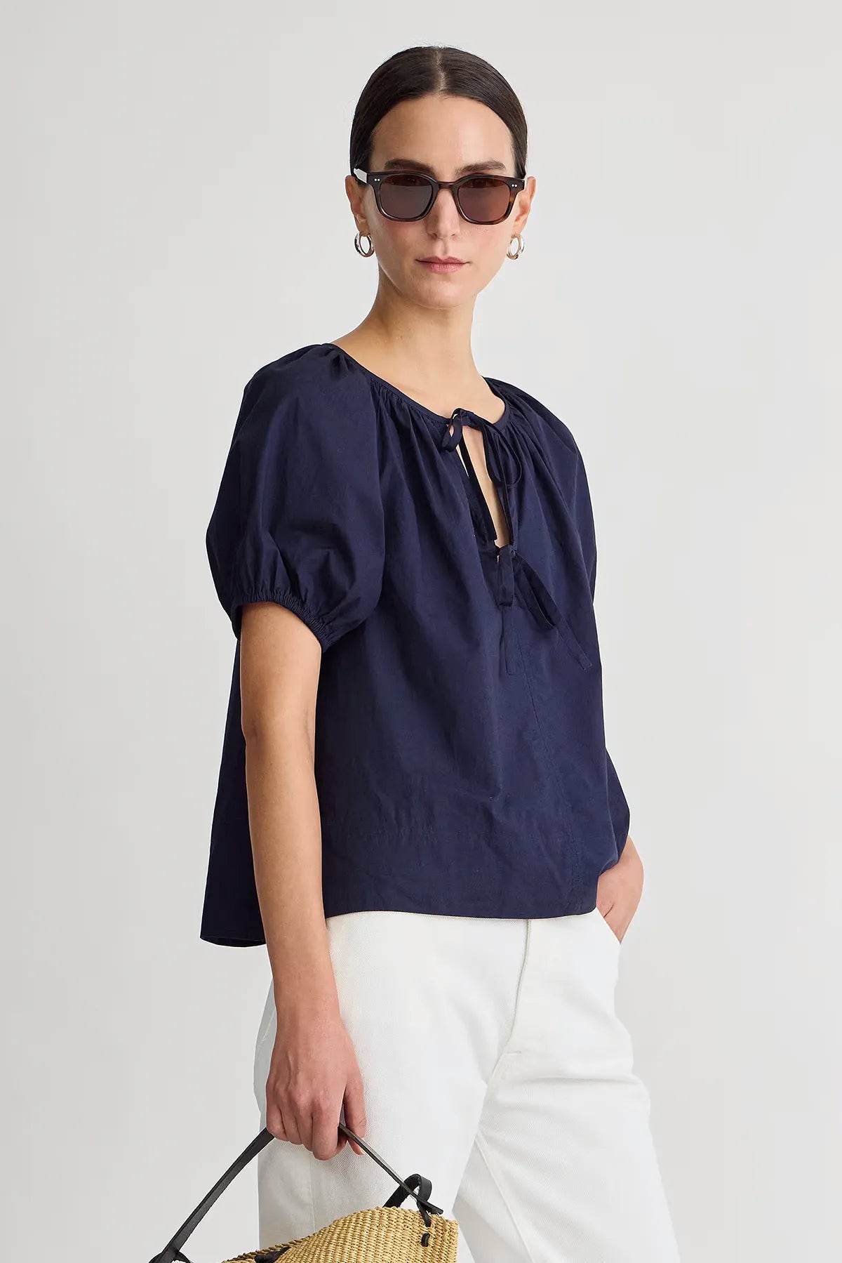 Amalie Tie Top Shirts & Tops Apiece Apart