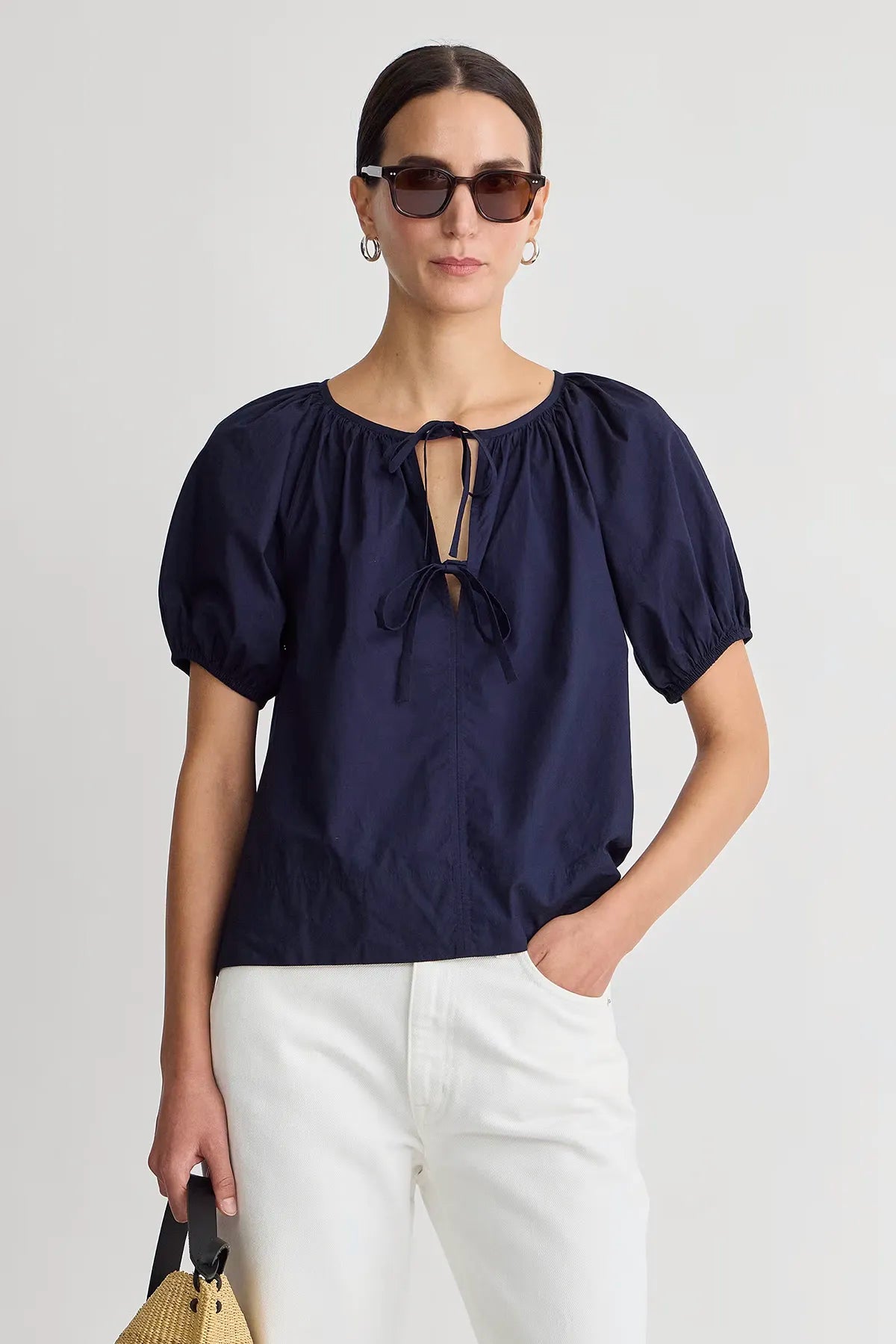 Amalie Tie Top Shirts & Tops Apiece Apart