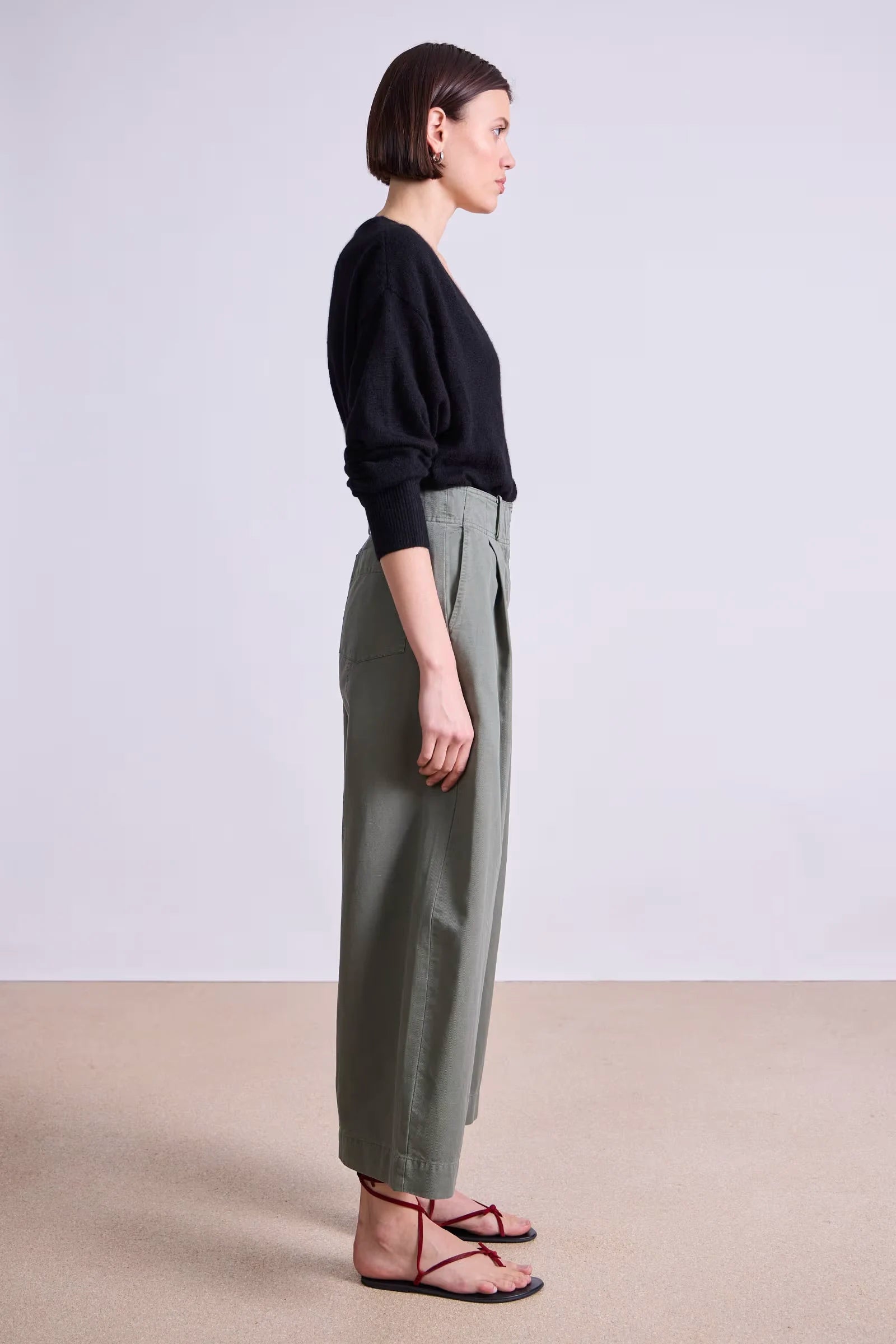 Cropped Cybil Trouser Pants Apiece Apart