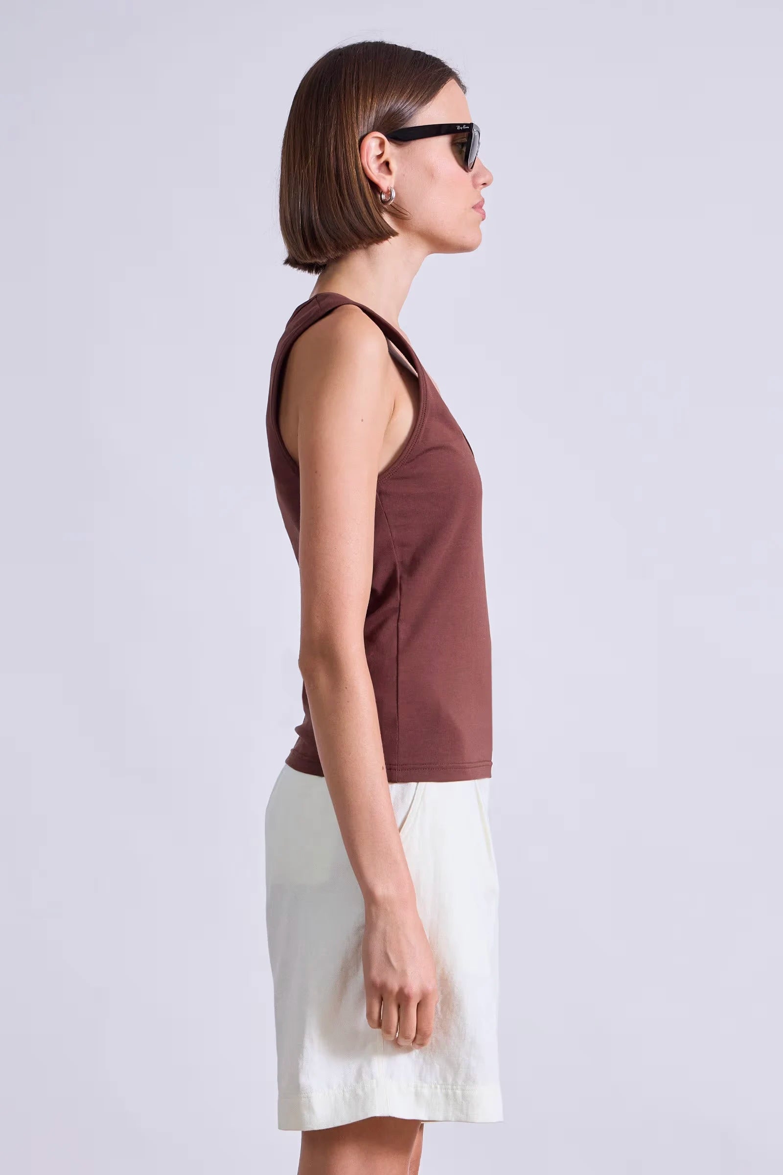 Uri Low Cut Tank Tops Apiece Apart