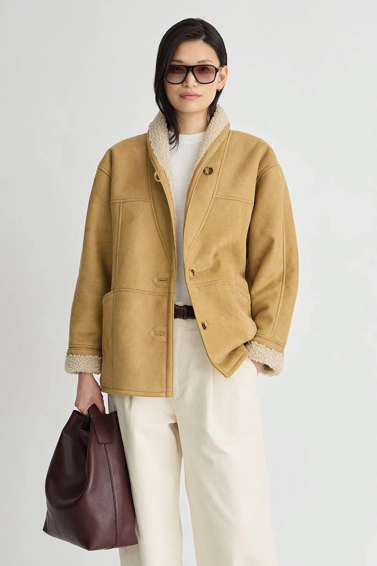 Aspen Reversible Shearling Jacket Jackets &amp; Coats Apiece Apart