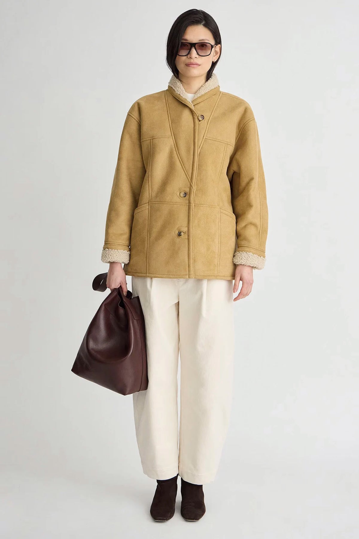 Aspen Reversible Shearling Jacket Jackets &amp; Coats Apiece Apart