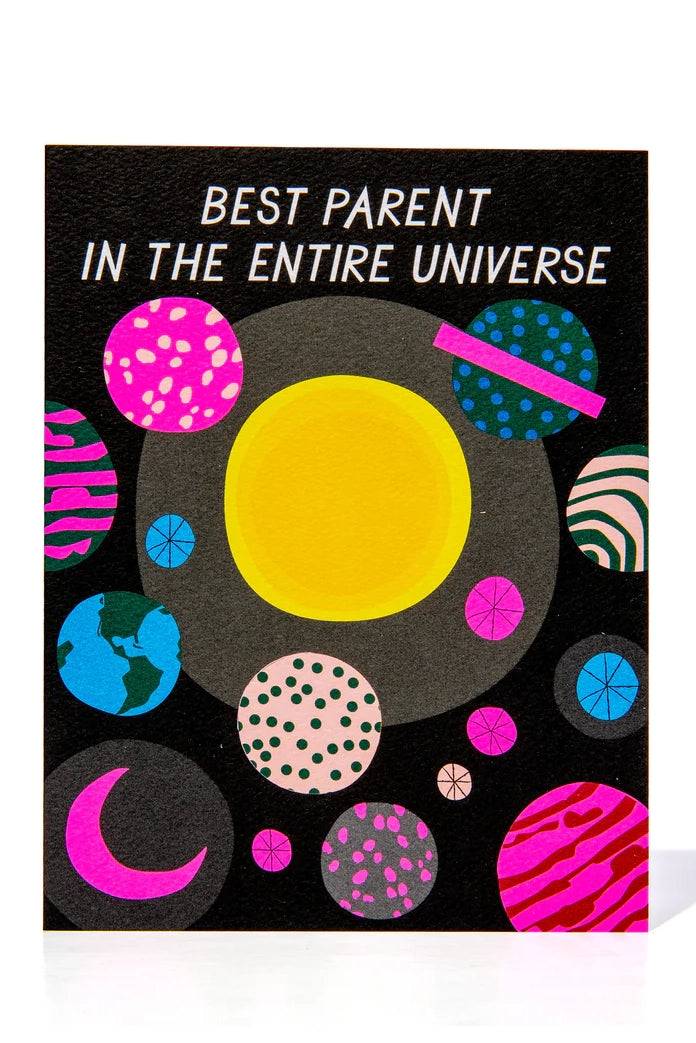 Best Parent in the Entire Universe Note Card Accessories Banquet Atelier & Workshop