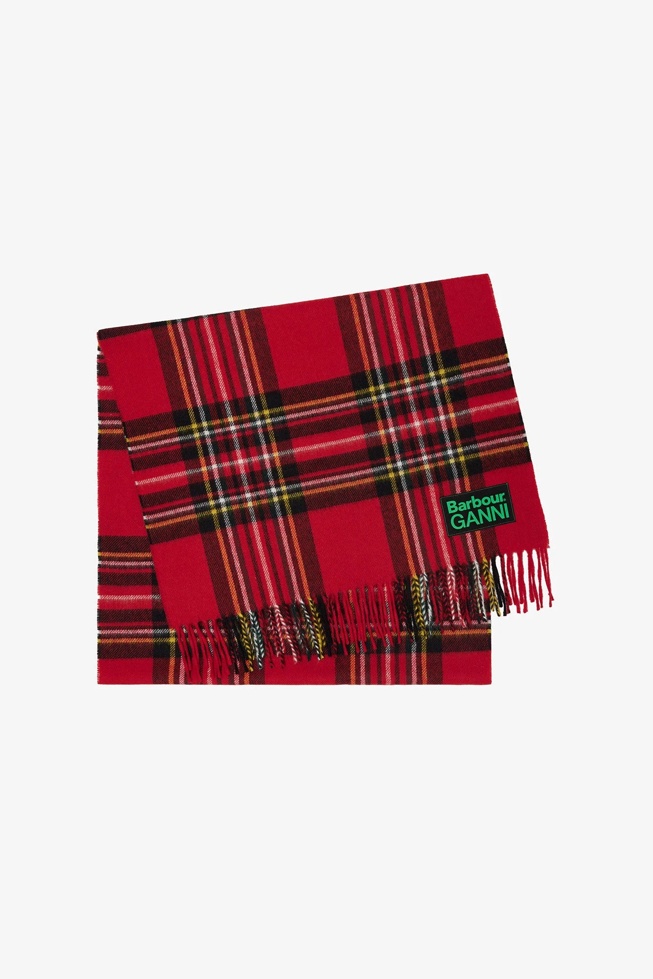 Barbour x GANNI Tartan Scarf Accessories Barbour x GANNI