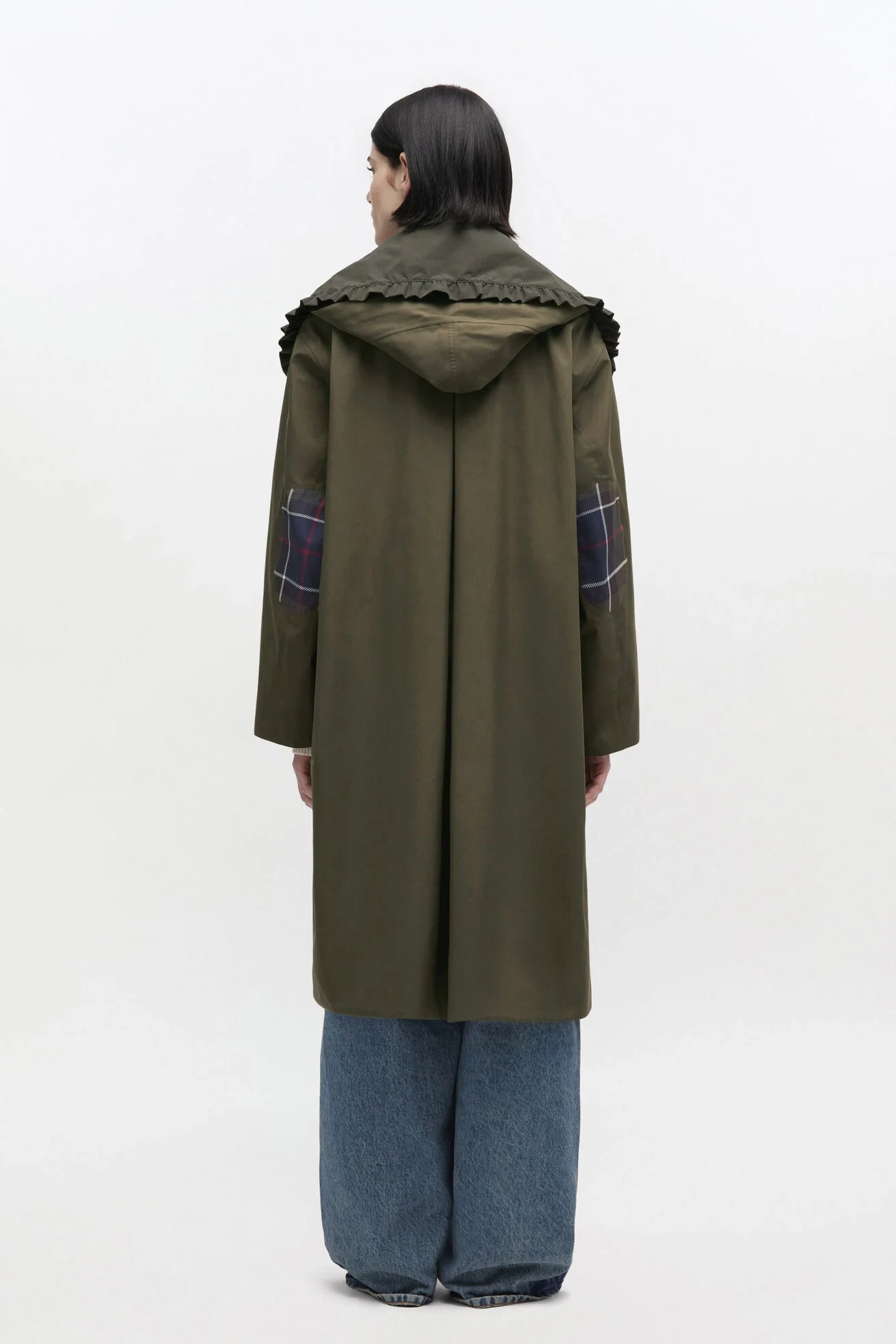 Barbour x GANNI Waterproof Parka Jacket Jackets &amp; Coats Barbour x GANNI