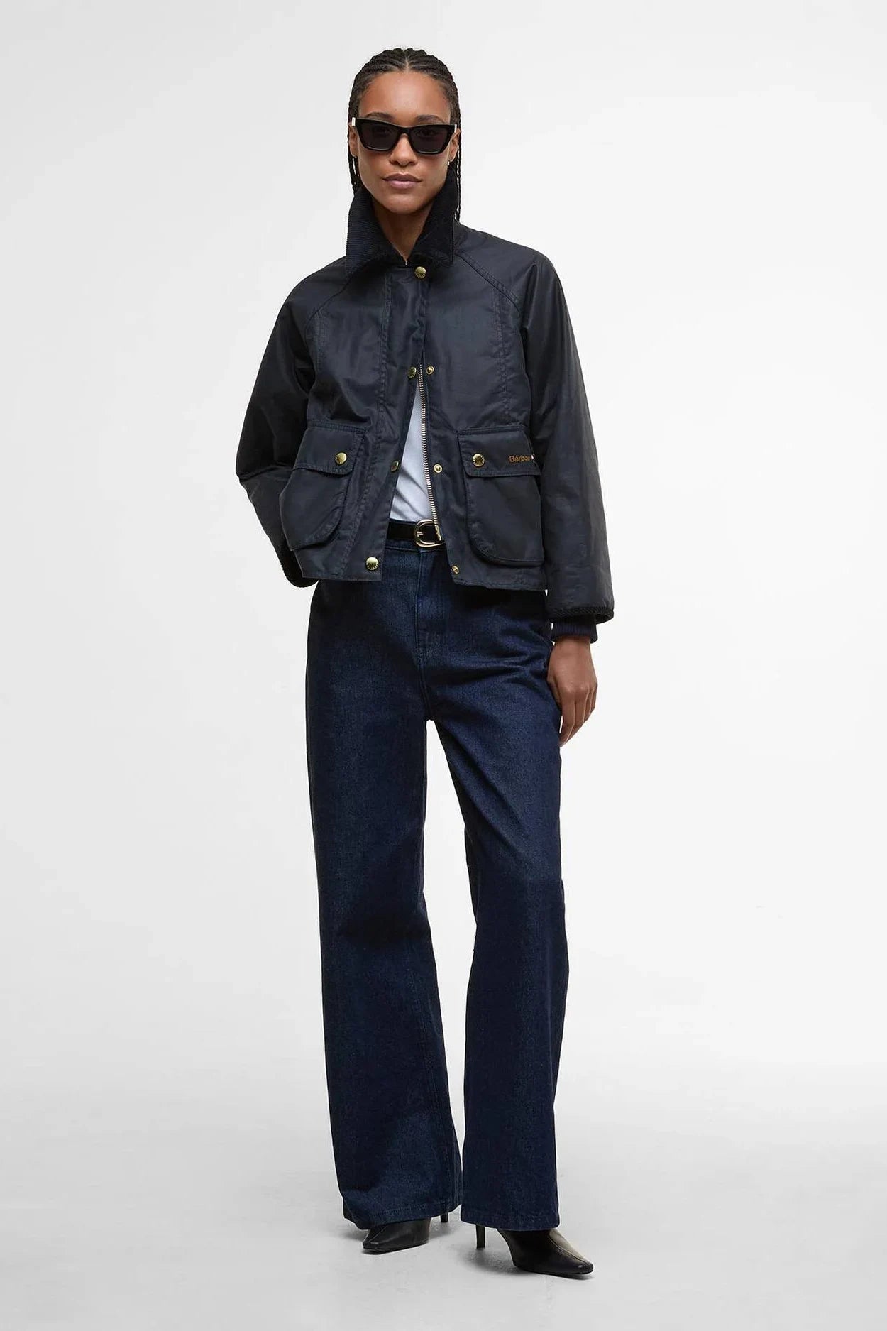 Cropped Beadnell Waxed Jacket Jackets & Coats Barbour