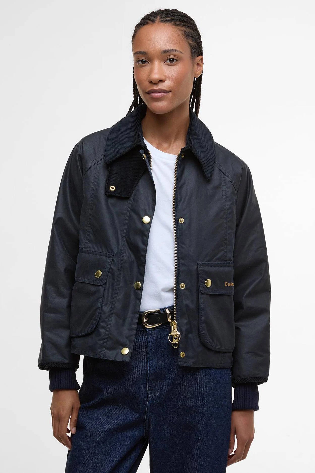 Cropped Beadnell Waxed Jacket Jackets & Coats Barbour