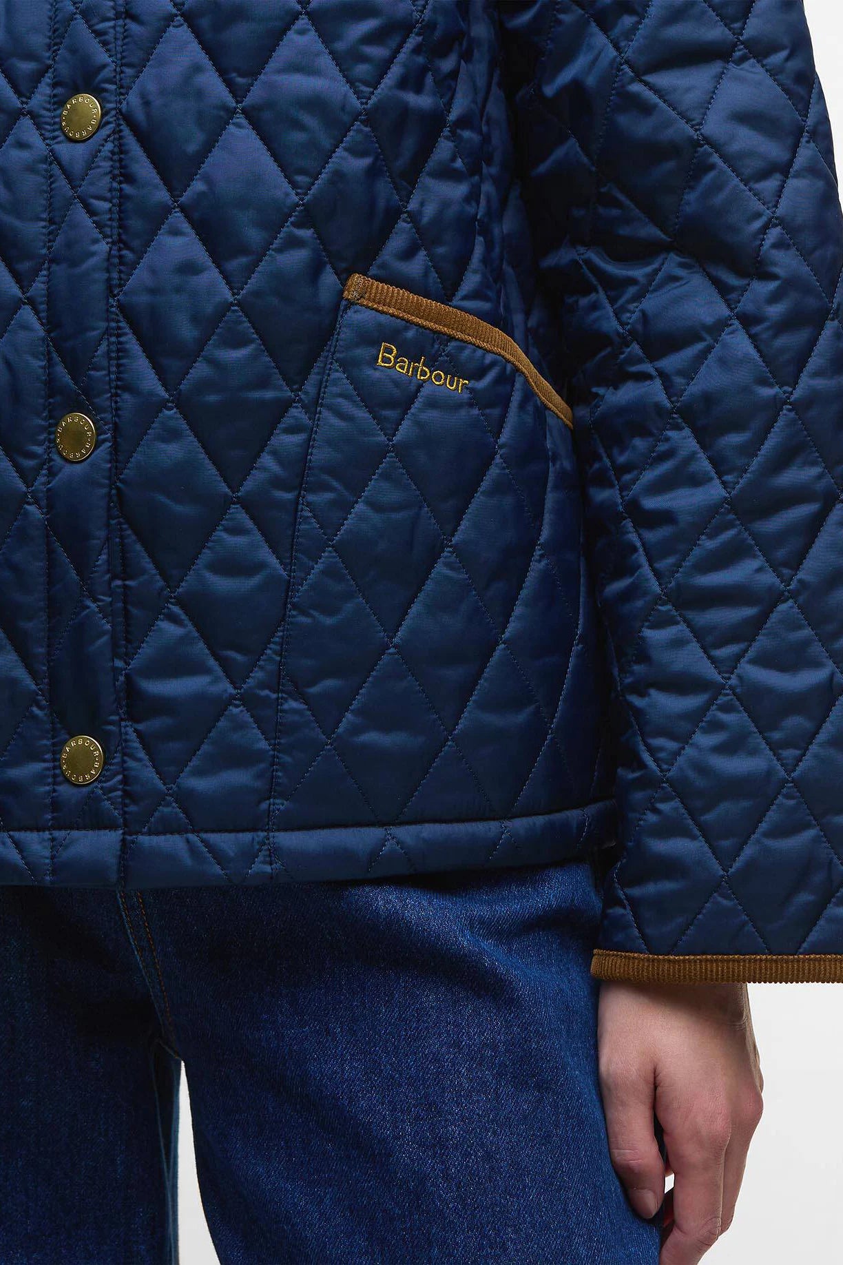 Icons Cropped Liddesdale Quilted Jacket Jackets &amp; Coats Barbour