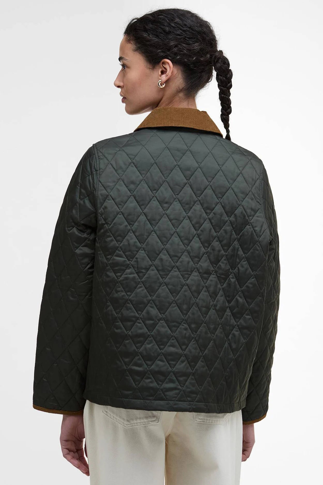 Icons Cropped Liddesdale Quilted Jacket Jackets &amp; Coats Barbour