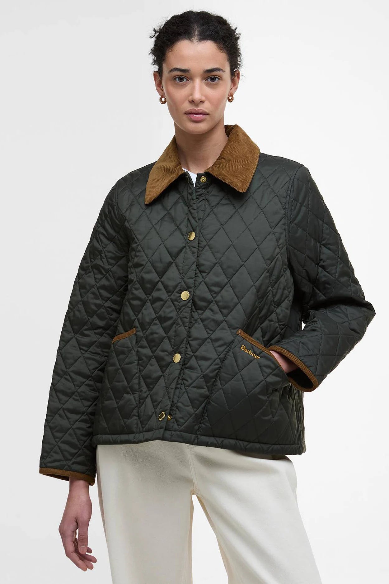 Icons Cropped Liddesdale Quilted Jacket Jackets & Coats Barbour