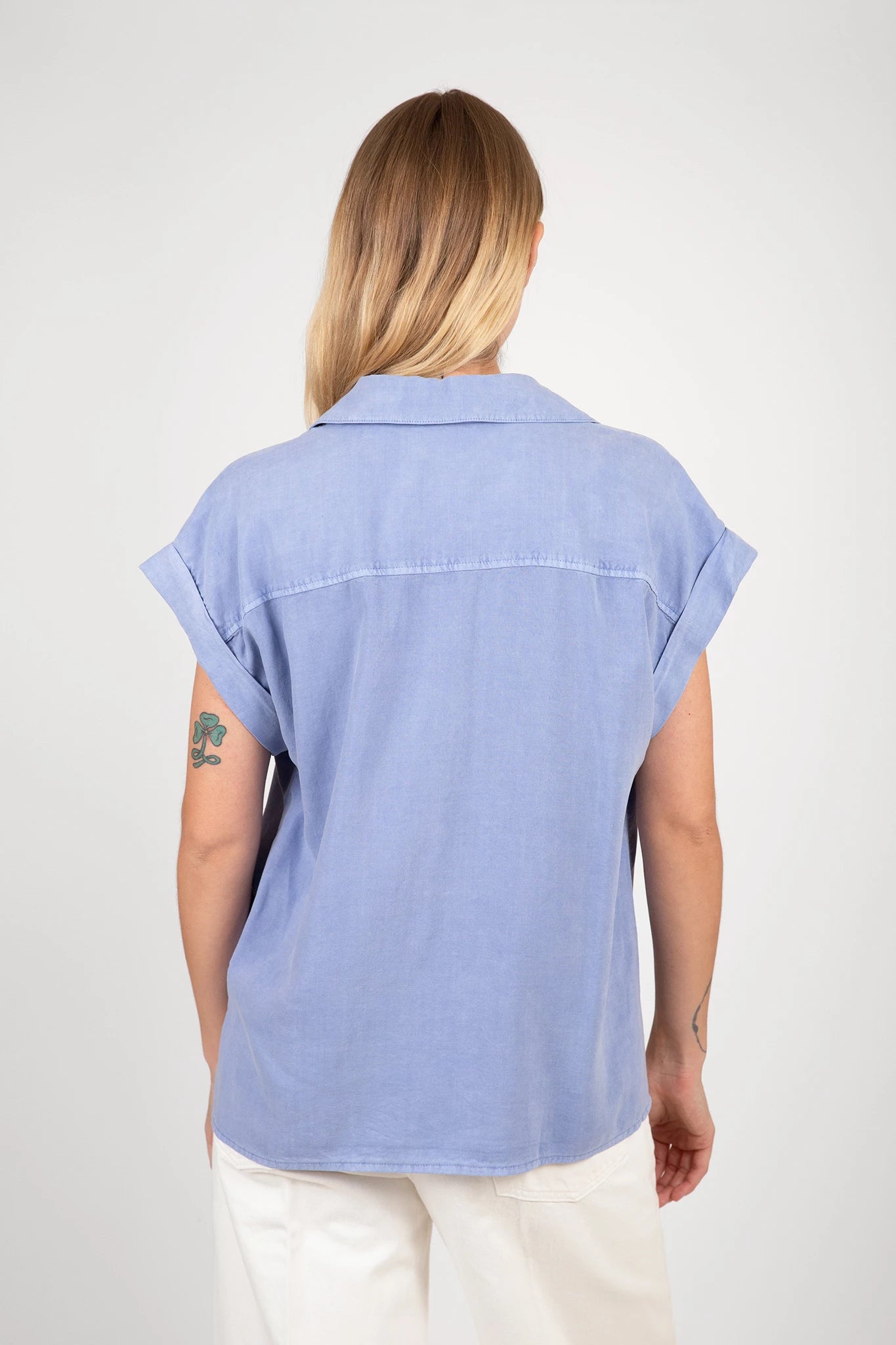 Two Pocket Short Sleeve Shirt Tops Bella Dahl   