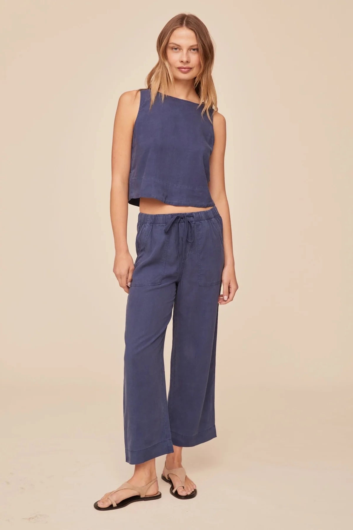 Easy Pocket Wide Leg Crop Pants Bella Dahl